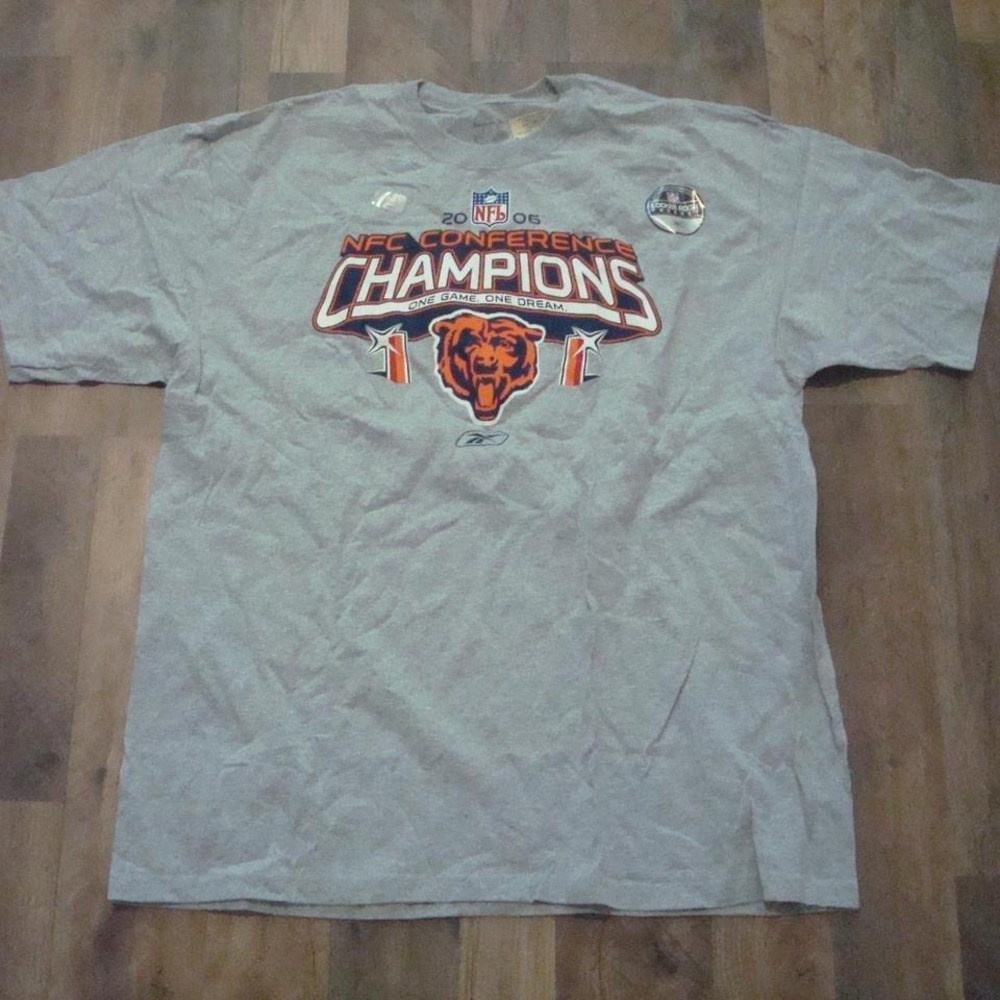 CHICAGO BEARS‎ SUPER BOWL REEBOK XL SHIRT VINTAGE 00S Y2K G1